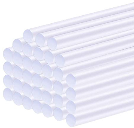 Heißklebesticks, 50 Stück Ø11mm x 100mm Heiße Schmelze Sticks für Heißklebepistolen DIY Handwerk Dekoration