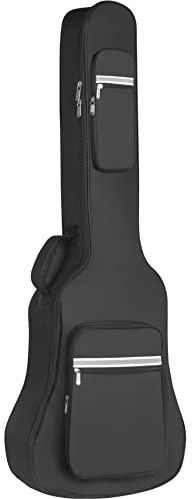 TRIXES Borsa per chitarra elettrica da 40, Nero, Imbottitura da 12 mm, Accessori per chitarra, Attrezzatura musicale, Borse per chitarra, Musicisti, Chitarra elettrica