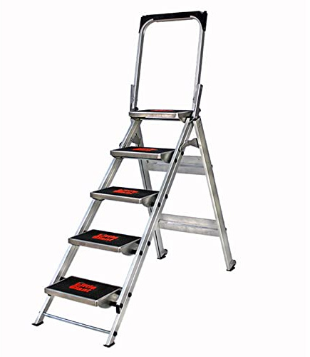 Fällbar stege aluminium 2–4 steg, liten Giant, olika storlekar 5