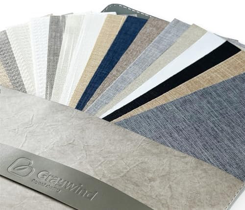 Graywind Stoff Probe für Manuelle Lamellenvorhang