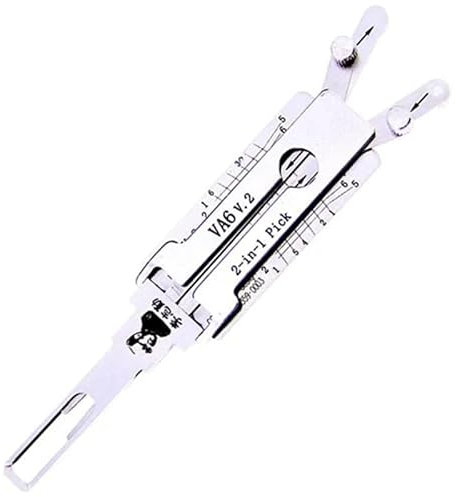 VA6 V.2 (4 Lifters) LiShi 2 in 1 Dietrich und Decoder, Autoschlüsselleser, Auto Lock Pick, Professionelle Schlosser-Werkzeuge