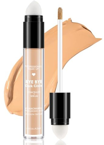 Boobeen Matte Full Cover Correcteur, Stick crème correcteur pour les cernes, les tâches, correcteur sous les yeux avec applicateur à double tête, lisse