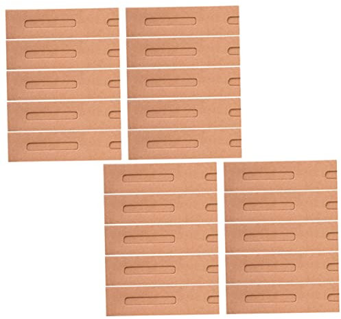 Lurrose 90 Stk Mäppchen Stifthüllen Organisator für Papierstifte stift verpackung Etui für Füllfederhalter Hülle für Stiftbeutel büroartikel bürobedarf Stift-Organizer Federpaket Khaki