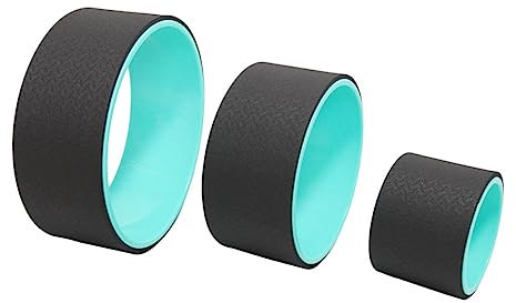 Toddmomy 1satz Yoga Rad Teiliges Yoga Wheel Für Rückenmassage Flexibilität Und Balance Um Stress Abzubauen Und Pilates Material Leicht Und Stabil