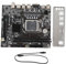Bewinner ITX H110 Motherboard, ITX H110 Board H110 ITX -Mainboard mit M.2 Slot DDR4 So DIMM -Slots für LGA 1151 CPU Unterstützen 1080p HD -Videoausgabe