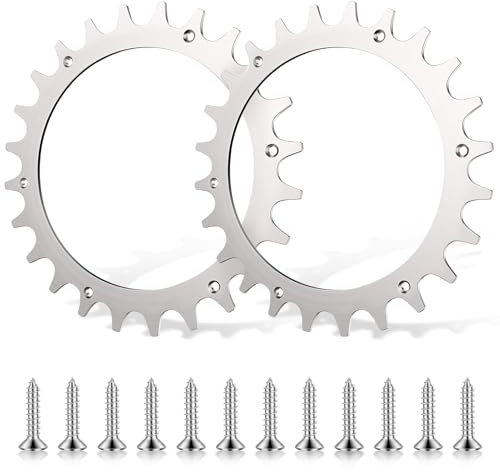 Edelstahl Spikes für Worx Landroid L & Vision, 225 mm Rasenmäher Roboter, Traktionsverbesserung für Mähroboter, Roboter Rasenmäher Zubehör mit Nägeln, 12x Selbstschneidende Schrauben (S/M 205mm)