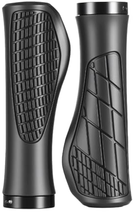 YSNFDN Fahrradgriffe für Cube Reaction Hybrid, Komfortabel rutschfeste Lenkergriffe Durchmesser 22.2mm Stoßdämpfend Und Komfortabel Robust Lenkergriffe Fahrradteile,A