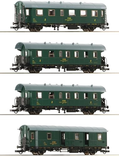 Roco 6200088 H0 4er Set Personenwagen, CSD, Ep. IV