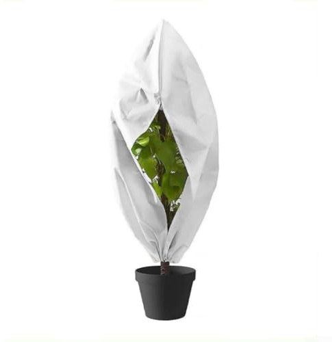 Copertura antigelo in polipropilene, 200 x 240 cm, copertura per piante in vaso, copertura antigelo per piante in vaso, copertura antigelo per ulivi, colore bianco