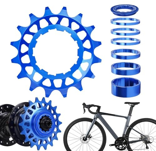 Cykel singlespeed frihjul, 16/18 tänder frihjulsreservdel – cykelkrans, för mountainbike, vägcykel, stad och gata, utomhusbruk, vuxna förare, nybörjare, ungdomar och barn