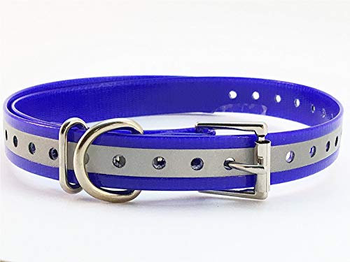 TrainPro Ersatz-Hundehalsband, Band mit Doppelschnalle, für alle Marken, Bellen, Schock, E-Halsbänder und Zäune. Große Auswahl an kräftigen Standardfarben und reflektierenden Auswahlmöglichkeiten.