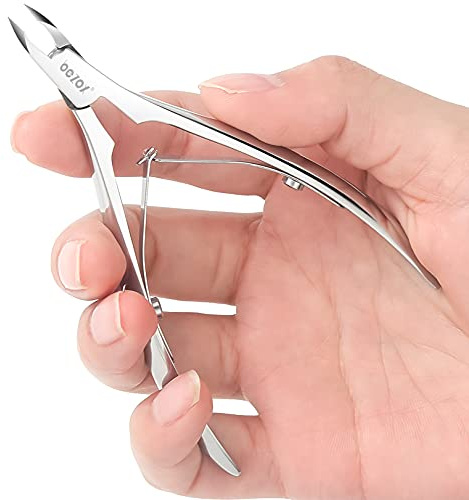 BEZOX Cortacutículas con mandíbulas ultrapequeñas de 4 mm, cortacutículas profesional con acero inoxidable de alta densidad, proceso de pulido de