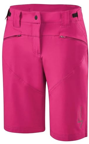 Black Crevice Pantaloni da MTB da Donna I Pantaloncini da Ciclismo da Donna in Diversi Colori e Taglie I Pantaloni da Mountain Bike Resistenti e Traspiranti (38, Rosa)