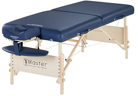 Master Massage 71cm Mobil Klappbar Massagebank Kosmetikliege Portable Beauty Bed Massageliege, Königsblau