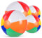 Flintronic Ballon De Plage Gonflabl, 4 Pièces Ballons De Plage Gonflables 22 CM, Ballons De Piscine Portables, Pour Les Vacances, La Piscine, Les Fêtes