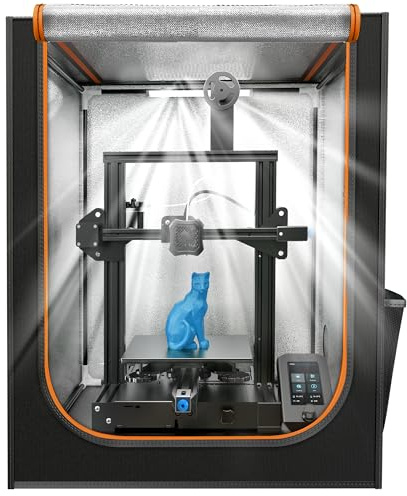 YOOPAI 3D Drucker Gehäuse Abdeckung mit Schlitz für Licht, Konstante Temperatur 3D Pinter Enclosure für Ender 5/Ender 5 Pro/5 Plus/CR-10/10S/10S PRO/10 Mini/CR-X/CR-20/20 Pro, 750 * 700 * 900 mm