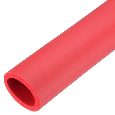 QUARKZMAN 2 x 45.7cm Rohrisolierung Schaumstoff, Durchmesser 32mm Isolierstärke 6mm Heizungsrohr Verkleidung für Fitnessgeräte, Rohre, Handhaben (Rot)