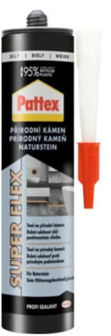 Baukleber Natursteinkleber Weiß - Hochwertiger Dicht- & Klebstoff für Marmor, Granit, Beton, Holz & mehr – UV-beständig, elastisch & witterungsfest – keine Flecken (1 x 280ml)