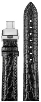 Srndsydak 16mm 17mm 18mm 19mm 20mm Krokodilleder Armband passend for Cartier Tank London Solo Herren Damen Echtleder Uhrenarmband