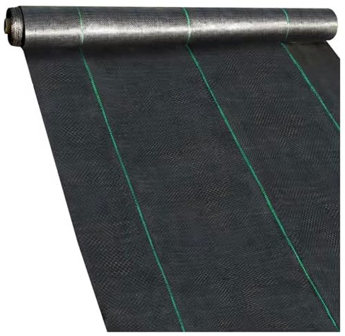 DIWAL Telo Pacciamatura Tessuto Anti Erbacce Barriera Giardino Orto Aiuola Serra Terrazza Vialetto Traspirante Permeabile Resistente UV Copertura Terreno per Giardinaggio(1m x 50m)