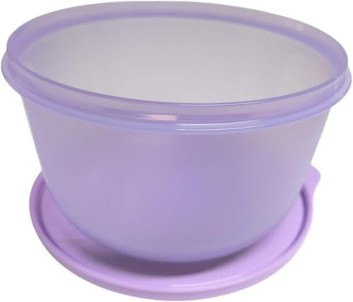 Tupperware Sommer Drops Ciotola con coperchio, ciotola per lievito Peng, a prova di perdite, Hitparade, Frischedrops Clarissa, contenitore salvafreschezza, lilla, 2,0 l, 2000 ml