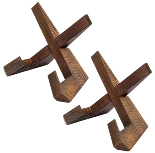 Supporto per dischi in legno, 2 pezzi, supporto per libri di cucina in legno, elegante cornice per album e vinile, cavalletto per mostrare immagini e foto, 6,3 pollici