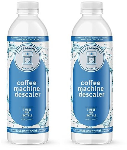 Descaler for Coffee Machines (4 Uses) for Keurig, Nespresso, Breville, DeLonghi, Vertuo and More, Made in USA, Coffee Maker Universal Descaling Cleaner for Single-Serve and Drip Brewers