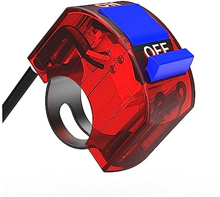 VALICLUD 3 Stück Motorrad Lenkerschalter aus Abs 2-draht Vibrationsarm Einfach zu Bedienen für Lenker als Lichtschalter und Batterietrennschalter Zufällige Farbe