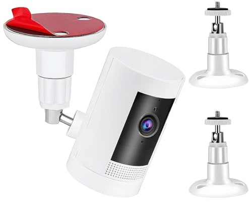 Zythrem 3 Stück Ring-Kamera Selbstklebende Schraube Kamera Halterung Montagehalterung 360 Grad verstellbar Stick-Up-Halterung für wandhalterung Ring-Überwachungskamera für WYZE Arlo Pro