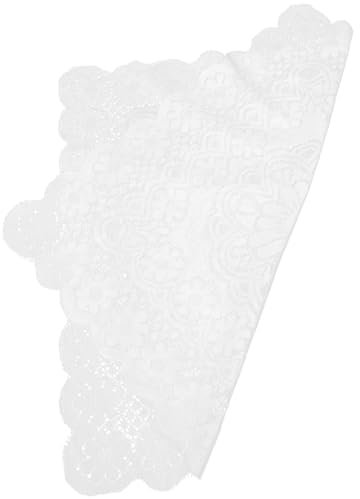 jojofuny Lace Table Cover Square for Microwave Oven and Toaster Kitchen Bread Machine Protective Cover