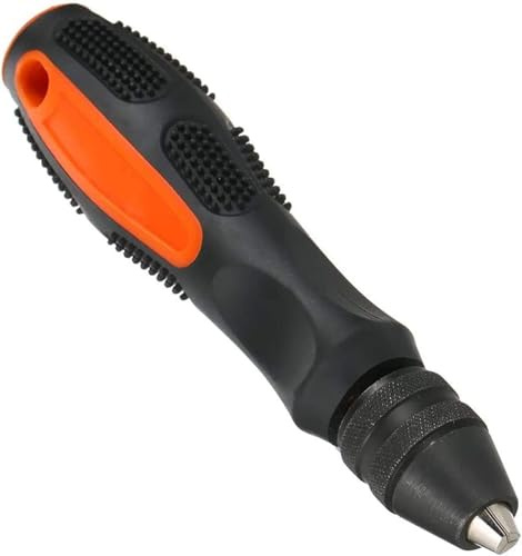KEWAYO Mini trapano a mano per gioielli, 0,5-8 mm, mandrino senza chiave, vite di precisione, strumento di modellismo