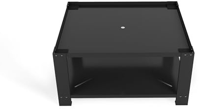 Wasophoogte® Waschmaschinen Untergestell - Waschmaschinenunterschrank - Waschmaschinen Podest - 31 cm Hoch - Schwarz - Universell