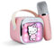 Conjunto DE Altavoz Y MICROFÓNO INALÁMBRICOS para Karaoke Hello Kitty con LUZ LED