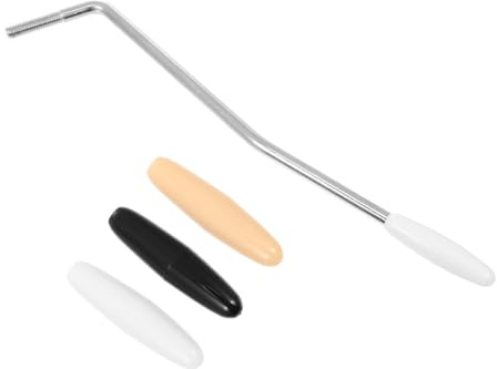 HONITANO Whammy Riegel Tremoloarm aus Metall für Elektrische Gitarre Ersatz für Abgenutzten Arm 5,0mm Gewinde mit 3 Kappen Geeignet für Tremolo Brücke Zufällige Farbe