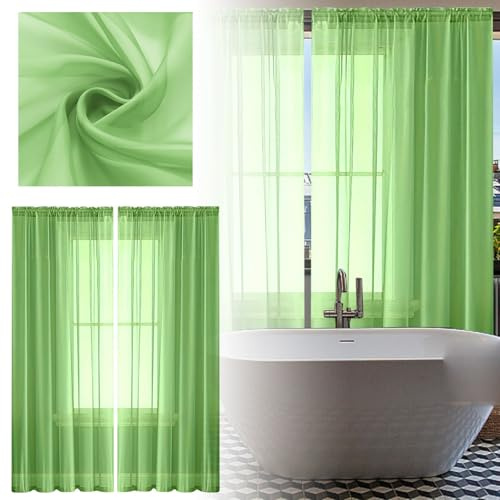 Feizikaw Tende Oscuranti Senti la differenza con le tende semitrasparenti, morbide ed eleganti, in tinta unita: perfette per aggiungere un tocco di classe a qualsiasi stanza! (A, 100x130cm)