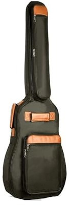 JTKSSCS Gitarrväska 10/46 tum elgitarrväska vattentät e-basväska 10 mm tjock vadderad Gig Bag fodral, Svart2, En Storlek, En stil