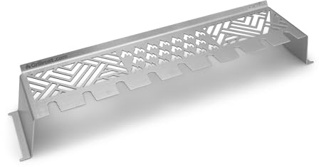 Grillrost.com Das Original Edelstahl Multistation | Warmhalterost für Weber Genesis I bis 2017 | mit Drumstick Halterung | 3mm stark