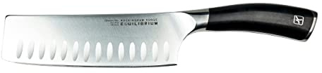 Rockingham Forge Equilibrium 16.5cm Vegetable/Nakiri Knife with German Steel Blade and Black Handle