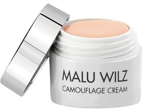 Malu Wilz Camouflage Cream Nr. 14 Light Honey Tan 6g I Camouflage Make up stark deckend I Wasserfeste Concealer Creme für jeden Hauttyp I Zum Abdecken von Tattoos und Hautanomalien