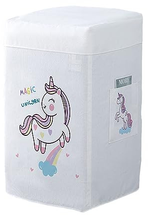 Odot Washing Machine Cover Top Load Waterproof Sunscreen Dustproof Washer Machine Dryer Protector Washer Dryer Cover for Most Top Load Washer Dryer, Universal (unicorn,54x55x85cm)