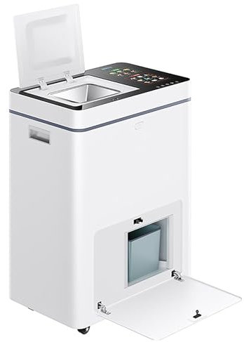 MaxtiL Compostiera da Cucina Intelligente per Rifiuti, Compostiera Elettrica da 300 W per Rifiuti di Cucina, Controllo App, Ciclatore per Alimenti con capacità di 20 Litri, Essiccatore per Rifiuti