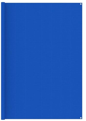 CIADAZ Tent Carpet 250x450 cm Blue, Caravan Awnings, Breathable Groundsheet, Awning Carpet, Caravan Skirt For Awning, Awning Groundsheets, Car Awning Canopy