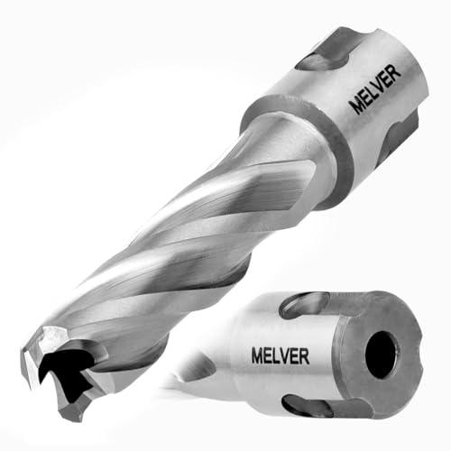 MELVER HSS-Kernbohrer, Weldonschaft 19 mm [3/4] | NITTO [3/4] Schnitttiefe 55 mm (FI 14 mm)