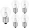 ES E27 28W Golf Ball Bulbs Dimmable Warm White 2700K, G45 Classic Clear Mini Globe E27 Edison Screw Light Bulb, 340LM AC 220-240V, G45 Decorative Light Bulb for Ceiling Fans Chandelier, 5 Pack
