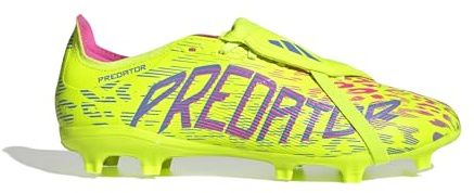 adidas Predator League Fold-Over Tongue Firm Multi Ground Football Boots, Unisex Fotbollsskor - Vuxen, Luclem Blufus Lucpnk, 42.5 EU