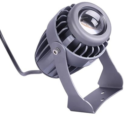 Faretto Luce Da Pavimento - Faretto A Fascio LED A Rotazione, Lampada Da Parete Per Esterni Da 10W Illuminazione Paesaggistica, Faretto A LED Impermeabile IP67 Faretto A Fascio Stretto(Yellow)