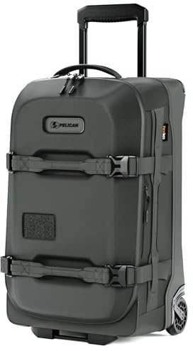 Pelican Aegis Luggage - Check in Duffel Bag with Wheels - 32 Inch Suitcase with Wheels (Charcoal)
