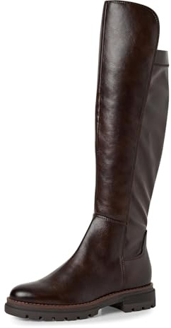 MARCO TOZZI Women's Overknee 2-25640-43 Fashion Boots, mocha, 8 Women