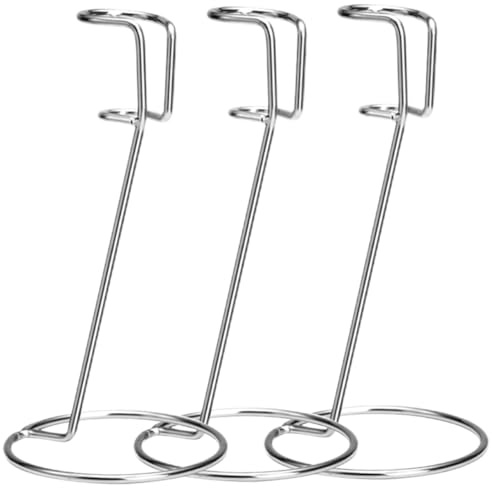 Mobestech 3 Piezas Soporte para Espumador de Leche y Batidora de Mano Acero Inoxidable Soporte Resistente para Batidor de Huevos para Cocina y Cafetería