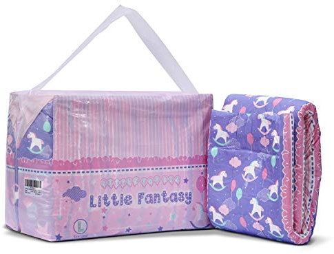 LittleForBig 5500-5800 ml Erwachsenen Gedruckten Windeln 10 Stück - Kleine Fantasie (L)